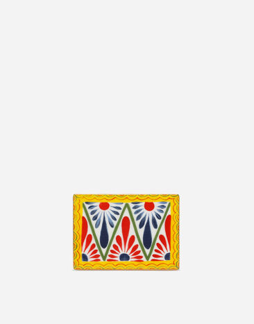 Dolce & Gabbana Small Porcelain Coaster Multicolor TC0074TCAEM